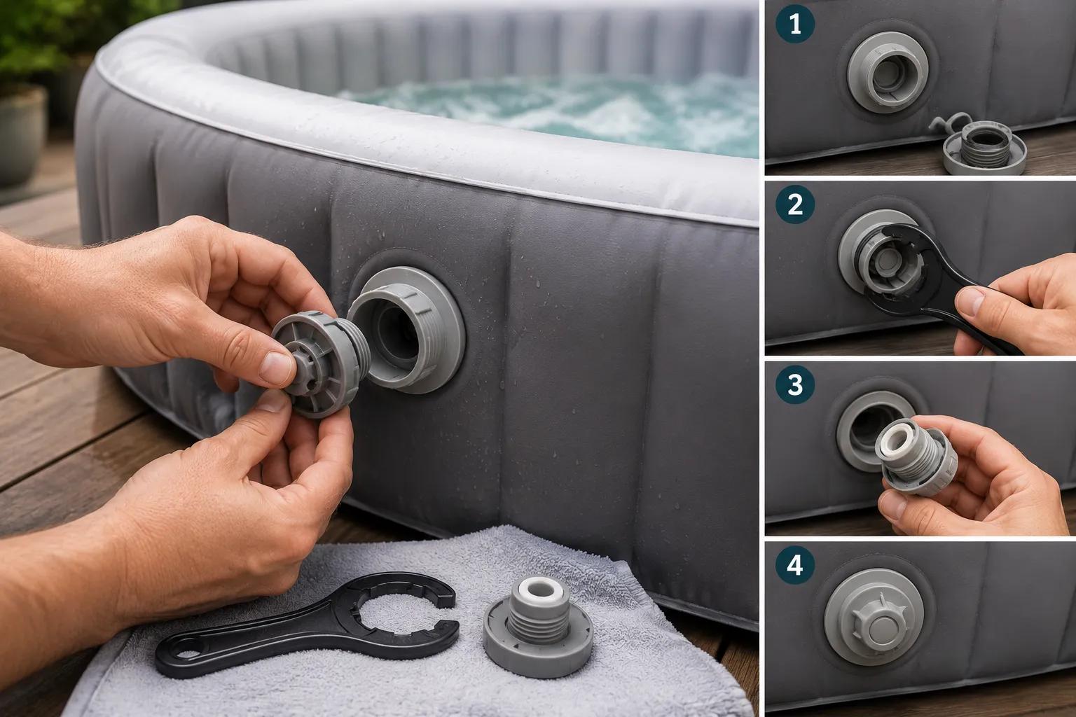 How to Replace Inflatable Hot Tubs Air Valves